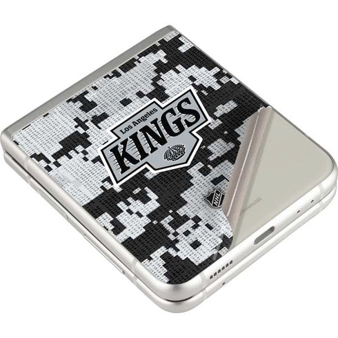 NHL Los Angeles Kings Camo Galaxy Z Flip3 5G Skin